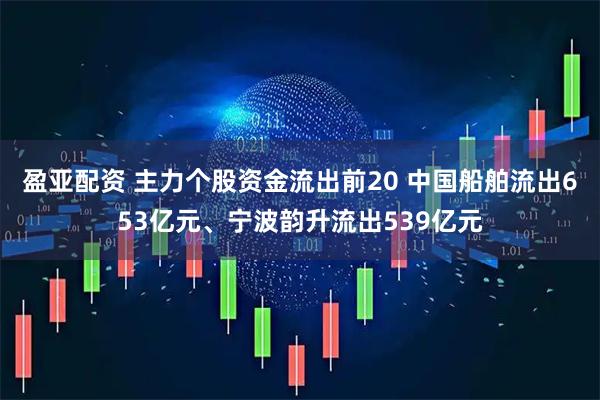 盈亚配资 主力个股资金流出前20 中国船舶流出653亿元、宁波韵升流出539亿元