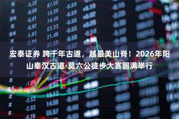 宏泰证券 跨千年古道,越最美山脊!2026年阳山秦汉古道·莫六公徒步大赛圆满举行